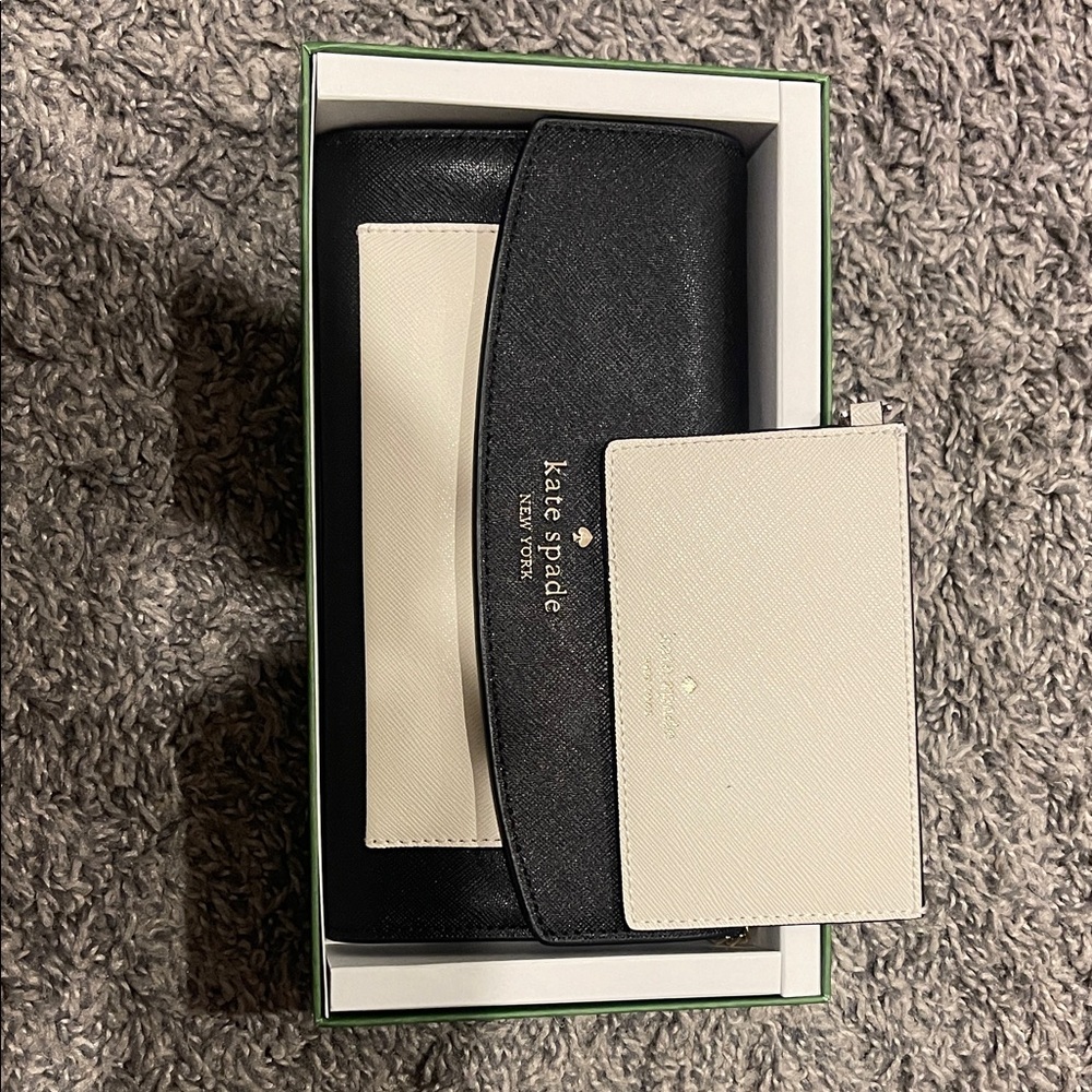 Kate Spade Black and White Wallet